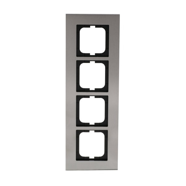 BUSCH-JAEGER - Abdeckrahmen 4-fach edelstahl - carat