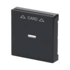 BUSCH-JAEGER - Zentralscheibe Cardschalter mit Aufdruck Symbol Pfeile anthrazit - Plattform 63