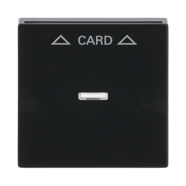 BUSCH-JAEGER - Zentralscheibe Cardschalter mit Aufdruck Symbol Pfeile anthrazit - Plattform 63