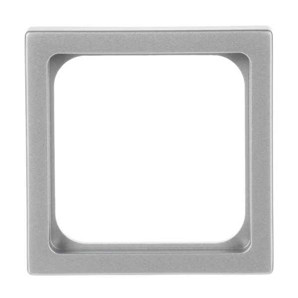BUSCH-JAEGER - Zwischenring Telekommunikationseinsätze 50 x 50 mm alusilber - Plattform 63