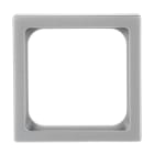 BUSCH-JAEGER - Zwischenring Telekommunikationseinsätze 50 x 50 mm alusilber - Plattform 63