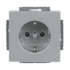 BUSCH-JAEGER - SCHUKO Steckdosen-Einsatz Safety+ alusilber - Plattform 63
