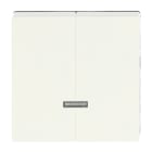 BUSCH-JAEGER - Bedienelement 2-fach für Dimmer mit Glimmlampe elfenbeinweiß - Plattform 63