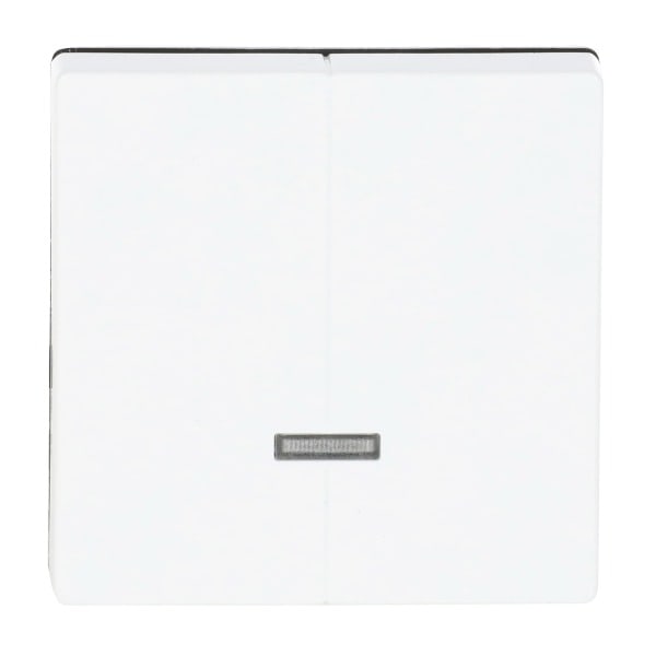 BUSCH-JAEGER - Bedienelement 2-fach für Dimmer mit Glimmlampe studioweiß - Plattform 63