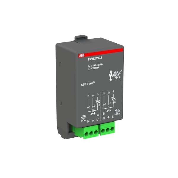 ABB - ES/M2.230.1 Elektronisches Schaltaktormodul, 2fach, 230 V