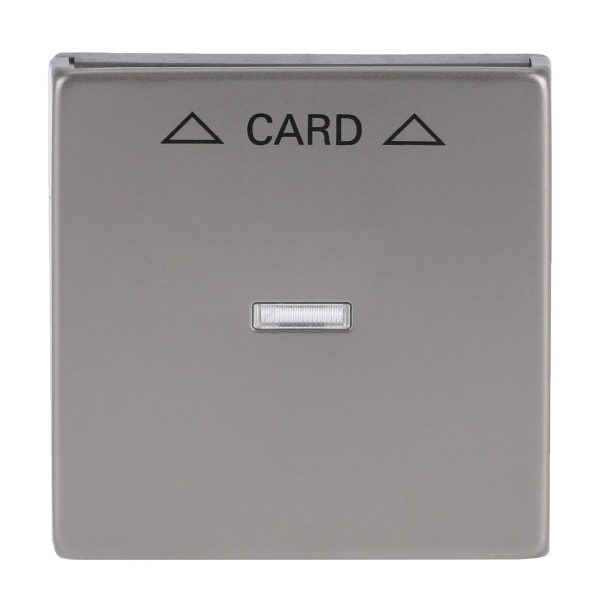 BUSCH-JAEGER - Zentralscheibe mit Aufdruck Pfeile CARD edelstahl - pur edelstahl