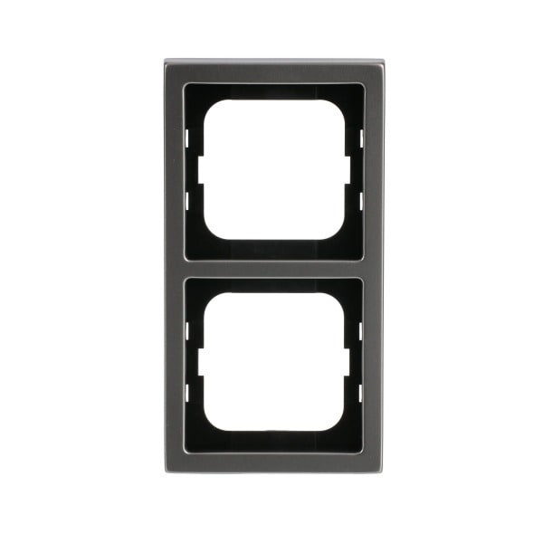 BUSCH-JAEGER - Abdeckrahmen 2-fach edelstahl - pur edelstahl