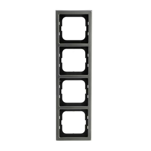 BUSCH-JAEGER - Abdeckrahmen 4-fach edelstahl - pur edelstahl