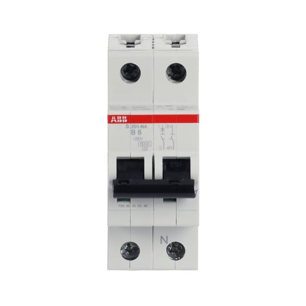 ABB - Leitungsschutzschalter 1+N-polig Charakteristik B Bemessungsstrom 6A 6kA