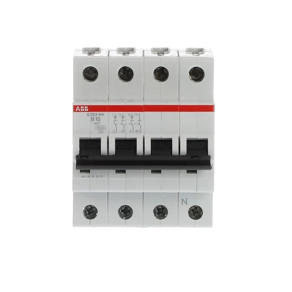 ABB - Leitungsschutzschalter 3+N-polig Charakteristik B Bemessungsstrom 10A 6kA