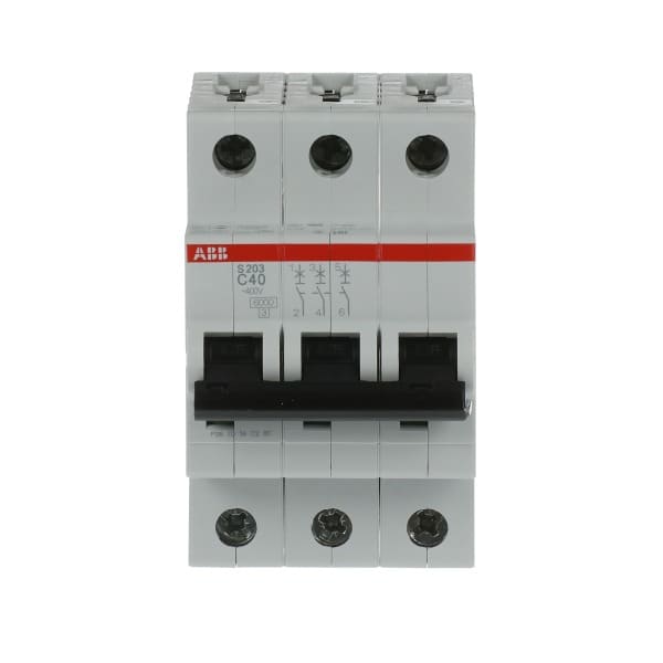 ABB - Leitungsschutzschalter 3-polig Charakteristik C Bemessungsstrom 40A 6kA