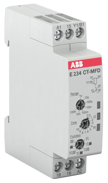 ABB - CT-MFD.12 Zeitrelais, multifunktion 1We, 24-240VAC, 24-48VDC