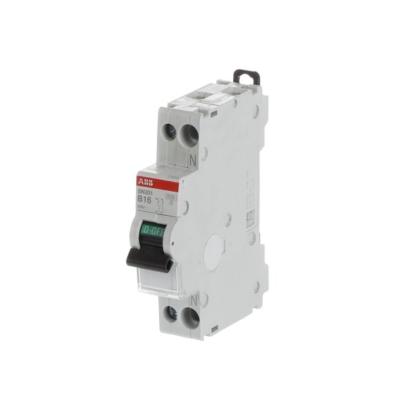 ABB - Leitungsschutzschalter Schmalbau 1+N-polig Charakteristik B16A 6kA