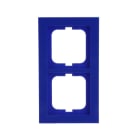 BUSCH-JAEGER - Abdeckrahmen 2-fach blau - Busch-axcent