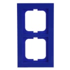 BUSCH-JAEGER - Abdeckrahmen 2-fach blau - Busch-axcent