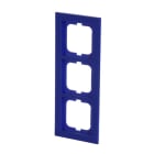 BUSCH-JAEGER - Abdeckrahmen 3-fach blau - Busch-axcent