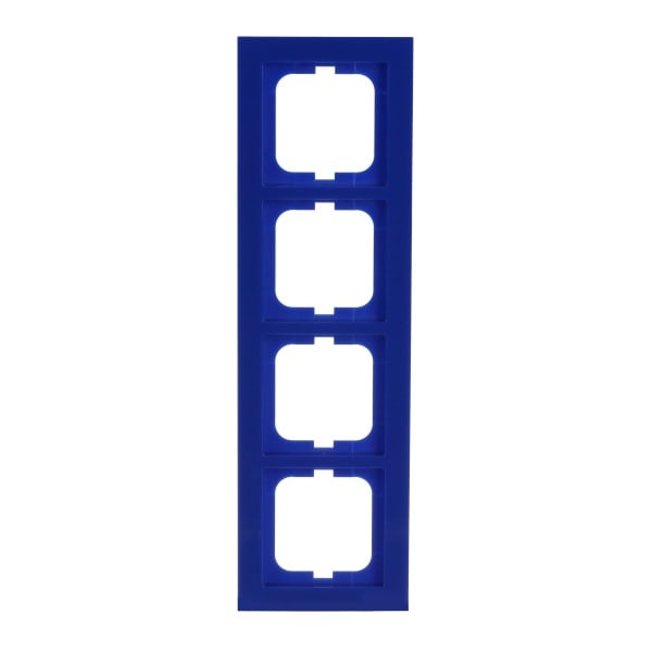 BUSCH-JAEGER - Abdeckrahmen 4-fach blau - Busch-axcent