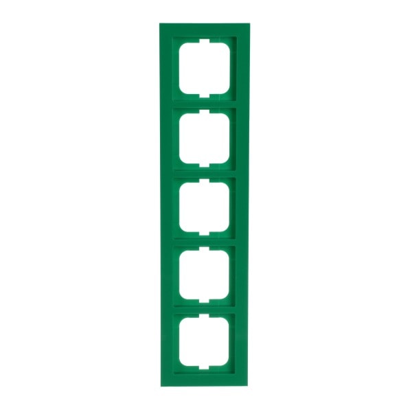 BUSCH-JAEGER - Abdeckrahmen 5-fach grün - Busch-axcent