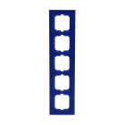 BUSCH-JAEGER - Abdeckrahmen 5-fach blau - Busch-axcent