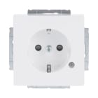BUSCH-JAEGER - SCHUKO Steckdosen-Einsatz Safety+ mit Kontrolllicht studioweiß - Plattform 63