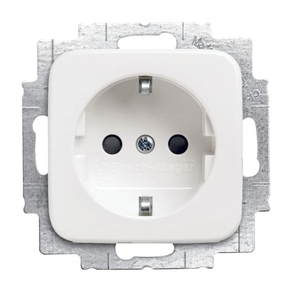 BUSCH-JAEGER - Busch-steplight SCHUKO Safety+ mit Nachtorientierungslicht alpinweiß - Reflex SI