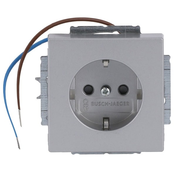 BUSCH-JAEGER - Busch-steplight SCHUKO Safety+ Nachtorientierungslicht alusilber - Plattform 63