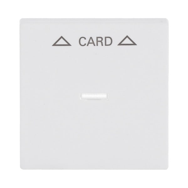 BUSCH-JAEGER - Zentralscheibe mit Aufdruck Card für Schalter/Taster studiow matt Plattform 63