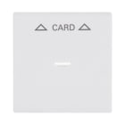 BUSCH-JAEGER - Zentralscheibe mit Aufdruck Card für Schalter/Taster studiow matt Plattform 63