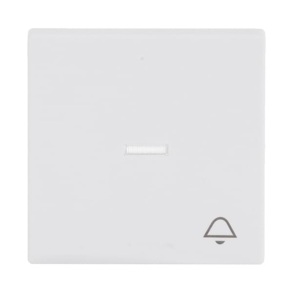 BUSCH-JAEGER - Wippe mit Aufdruck Klingel mit transparenter Kalotte studiow matt - Plattform 63