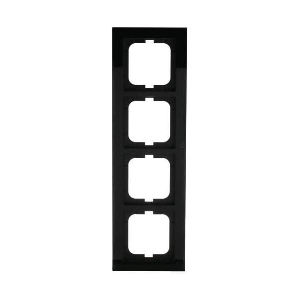 BUSCH-JAEGER - Abdeckrahmen 4-fach schwarz - Busch-axcent