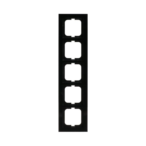 BUSCH-JAEGER - Abdeckrahmen 5-fach schwarz - Busch-axcent