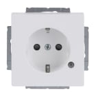 BUSCH-JAEGER - SCHUKO Steckdosen-Einsatz Safety+ mit Kontrolllicht studiow matt - Plattform 63