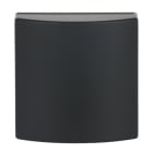 BUSCH-JAEGER - Zwischenring mit Klappdeckel TAE-Einsätze 50 x 50mm schwarz matt - Plattform 63