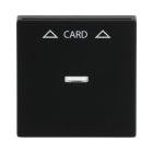 BUSCH-JAEGER - Zentralscheibe mit Aufdruck Pfeile CARD schwarz matt - Plattform 63