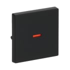BUSCH-JAEGER - Wippe mit kleiner roter Kalotte Wippe schwarz matt - Plattform 63