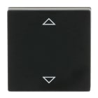 BUSCH-JAEGER - Busch-Jalousiecontrol II 1 fach Bedienelemen schwarz matt - Plattform 63