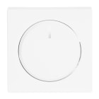 BUSCH-JAEGER - Zentralscheibe für Dimmer Drehknopf mit Glimmlampe studioweiß - Plattform 63