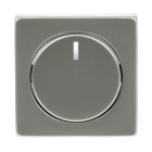BUSCH-JAEGER - Zentralscheibe für Dimmer Drehknopf mit Glimmlampe edelstahl - pur edelstahl