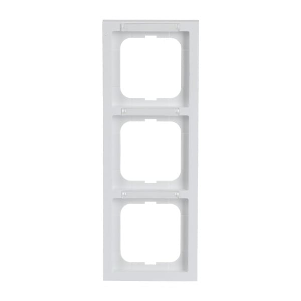 BUSCH-JAEGER - Abdeckrahmen mit Sichtfenster senkrecht 3-fach studioweiß - future linear