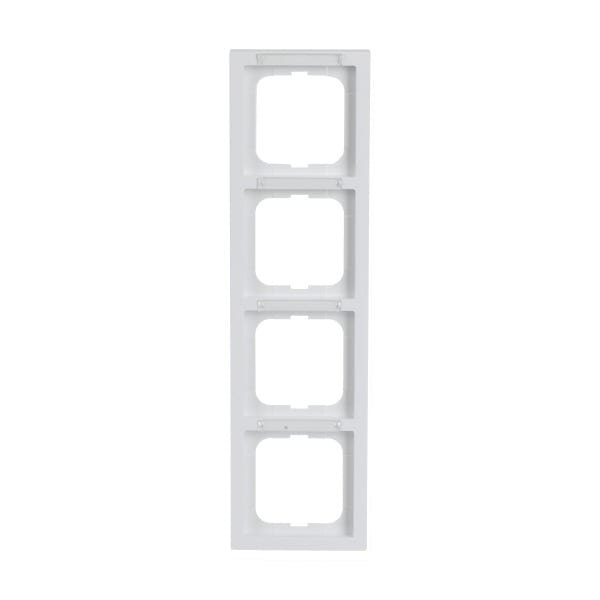 BUSCH-JAEGER - Abdeckrahmen mit Sichtfenster senkrecht 4-fach studioweiß - future linear