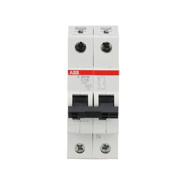 ABB - Leitungsschutzschalter 1+N-polig Charakteristik C Bemessungsstrom 1.6A 6kA