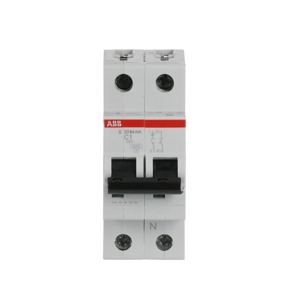 ABB - Leitungsschutzschalter 1+N-polig Charakteristik C Bemessungsstrom 1A 10kA