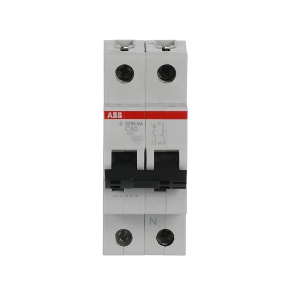 ABB - Leitungsschutzschalter 1+N-polig Charakteristik C Bemessungsstrom 50A 10kA