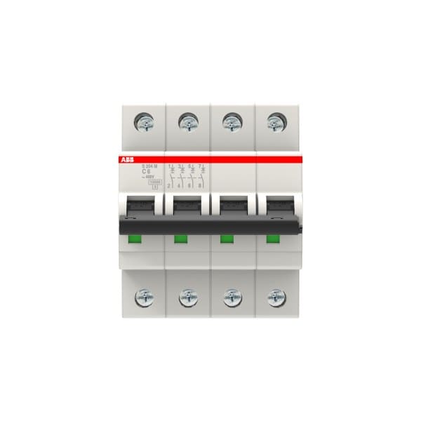ABB - Leitungsschutzschalter 4-polig Charakteristik C Bemessungsstrom 6A 10kA