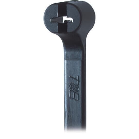 ABB BV - TY27MX-A Ty-Rap Stahlnasenkabelbinder 340x6,9 mm, 540N, schwarz / UV-beständig