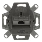 BUSCH-JAEGER - UAE Anschlussdosen-Einsatz Cat 6a RJ45 8(8)-Stecker geneigt 1-fach grau
