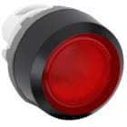 ABB - MP2-11R Leuchtdrucktaster-Vorsatz rot, flach-verrastend, Frontring