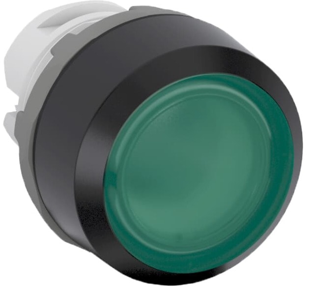 ABB - MP2-11G Leuchtdrucktaster-Vorsatz grün, flach-verrastend, Frontring