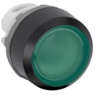 ABB - MP2-11G Leuchtdrucktaster-Vorsatz grün, flach-verrastend, Frontring