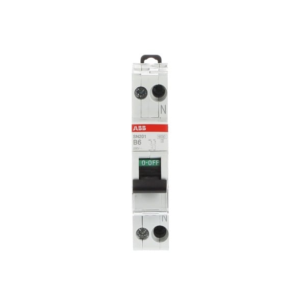 ABB - Leitungsschutzschalter Schmalbau 1+N-polig Charakteristik B 6A 6kA